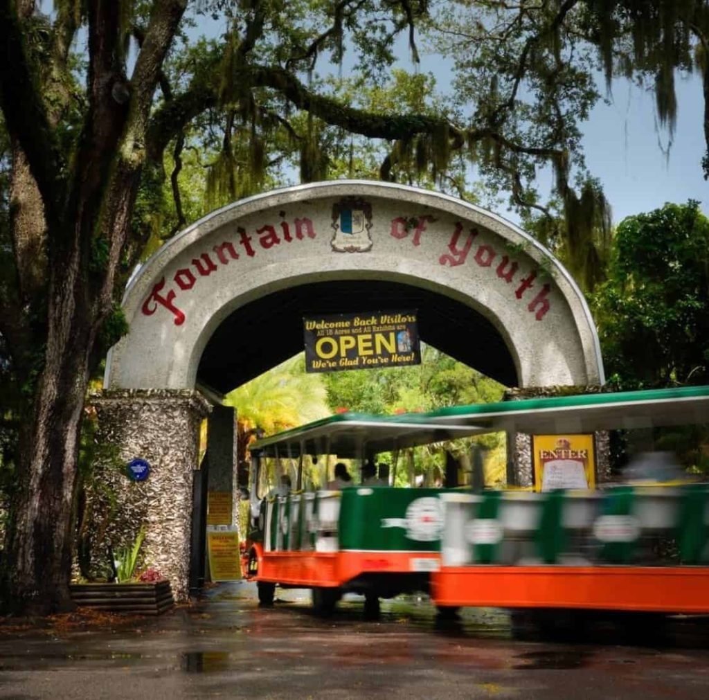 Entrance to Fountain of Youth St. Augustine