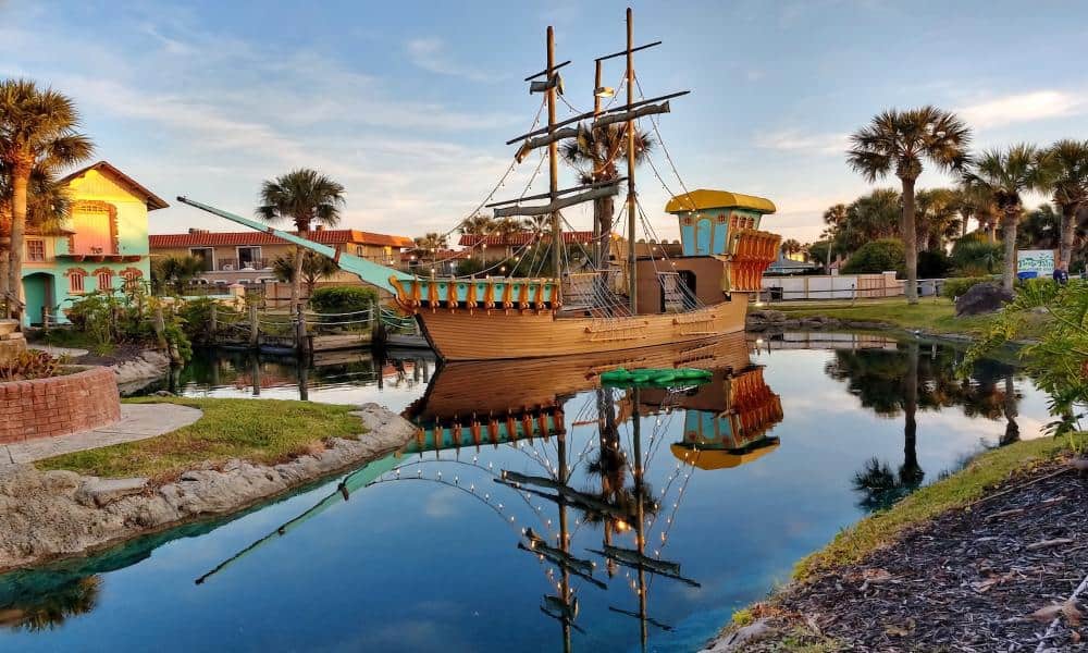 fiesta falls pirate ship - St. Augustine