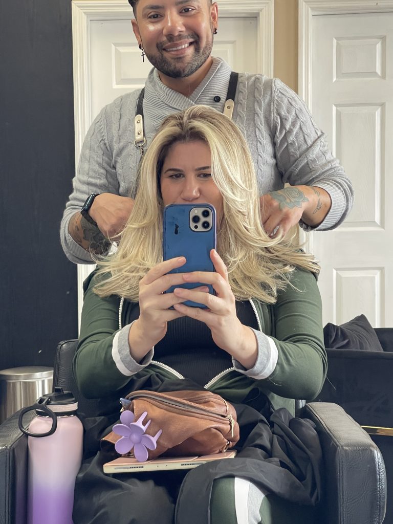 Last time I highlighted by hair - 